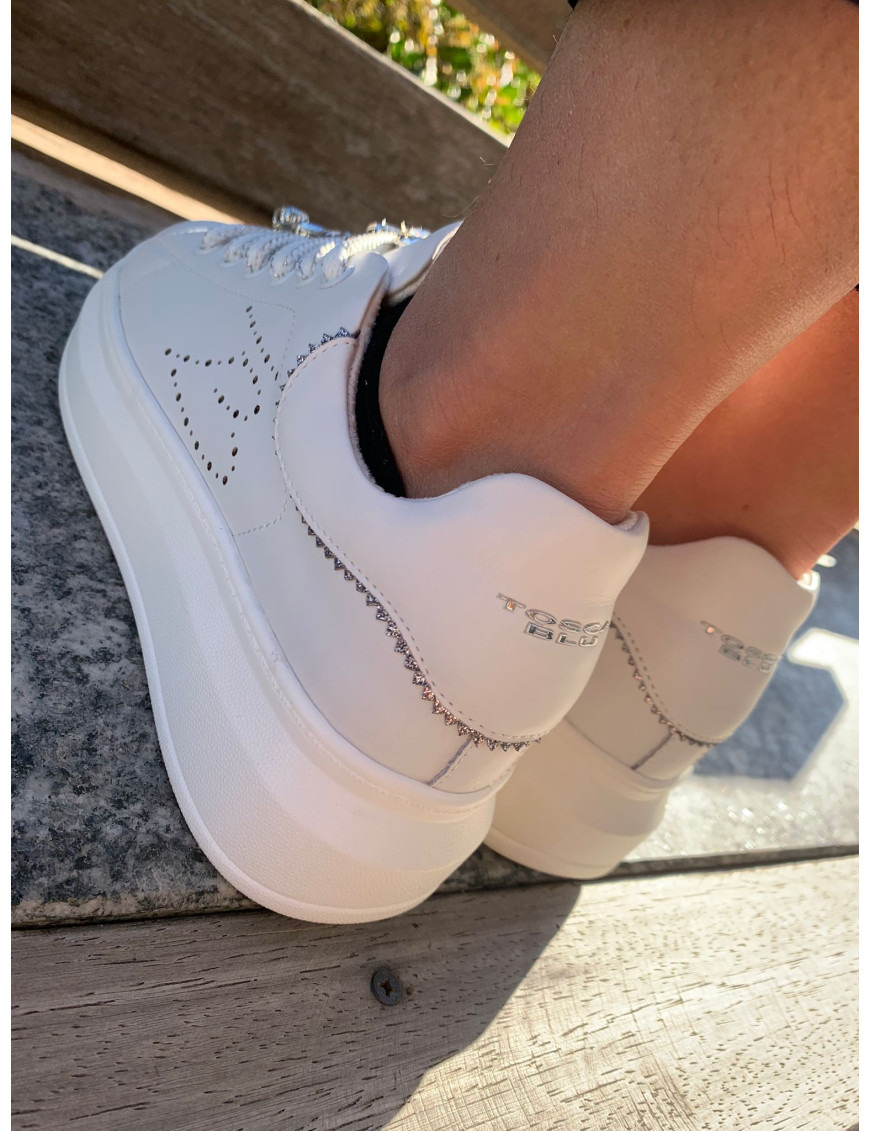 Sneakers tosca blu  bianca 